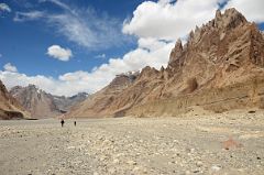 14 Walking West Along The Wide Expanse Of The Shaksgam Valley 4000m After Descending From Aghil Pass On Trek To K2 North Face In China